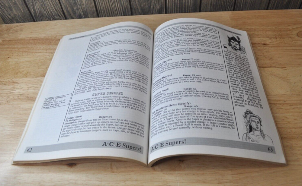 ACE Super-Agents Powers-Stellar Games Paperback Book *Pre-Owned*