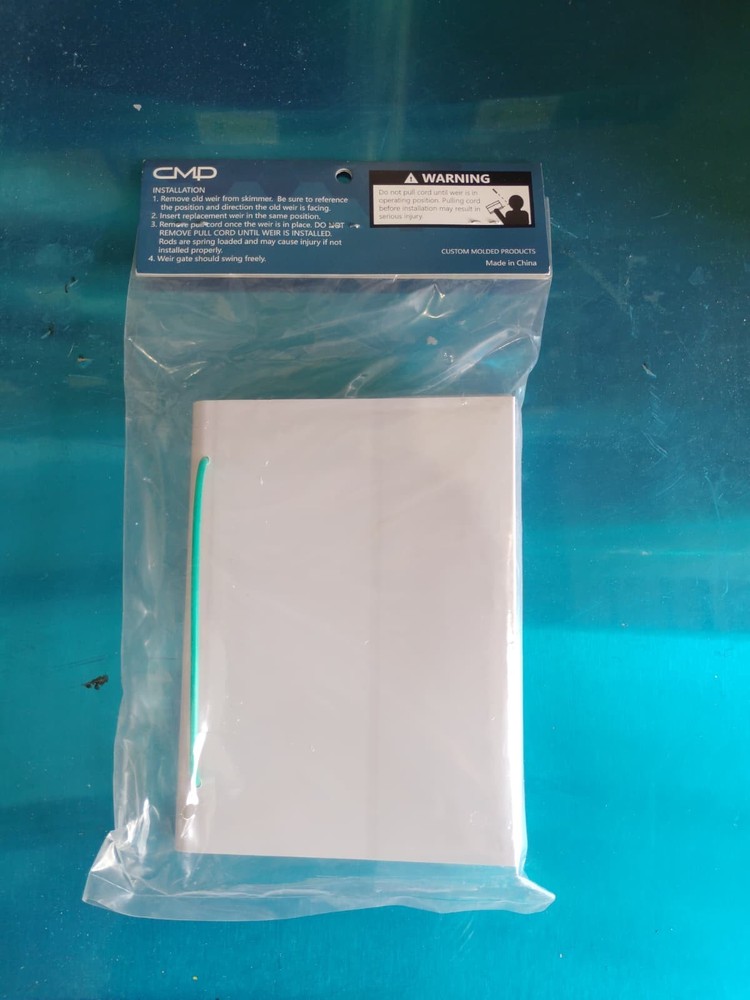 7" CMP SKIMMER WEIR REPLACEMENT WHITE