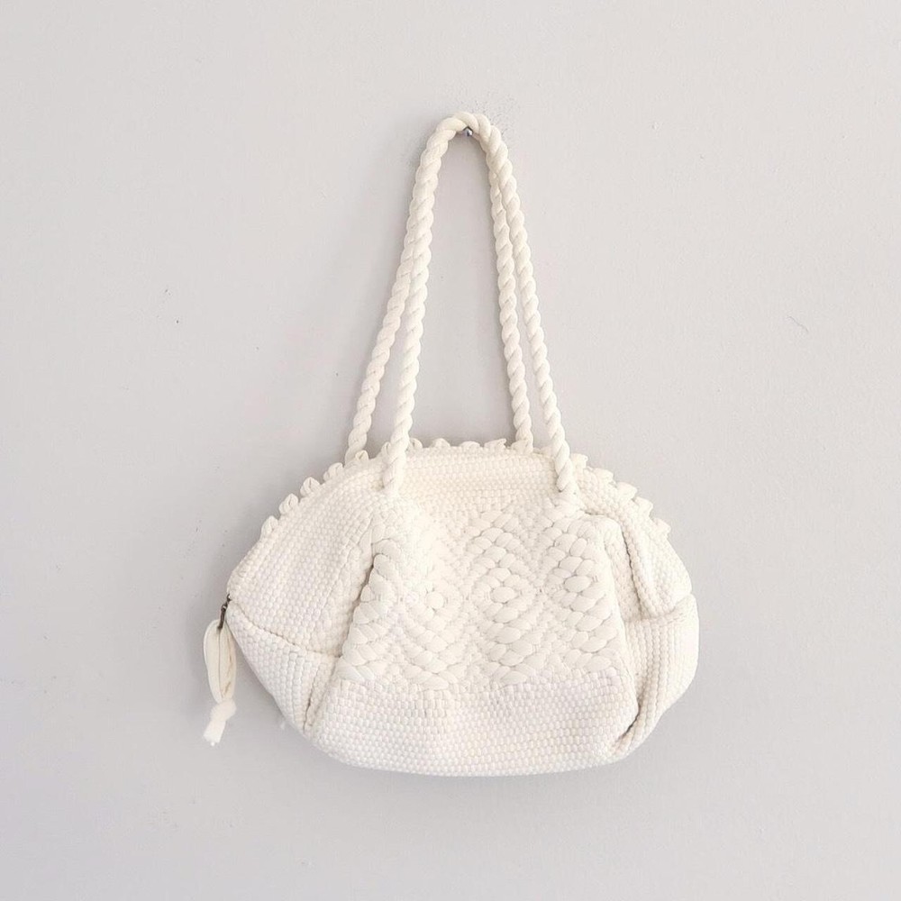 Vintage 50s Macrame Boho Mini bag