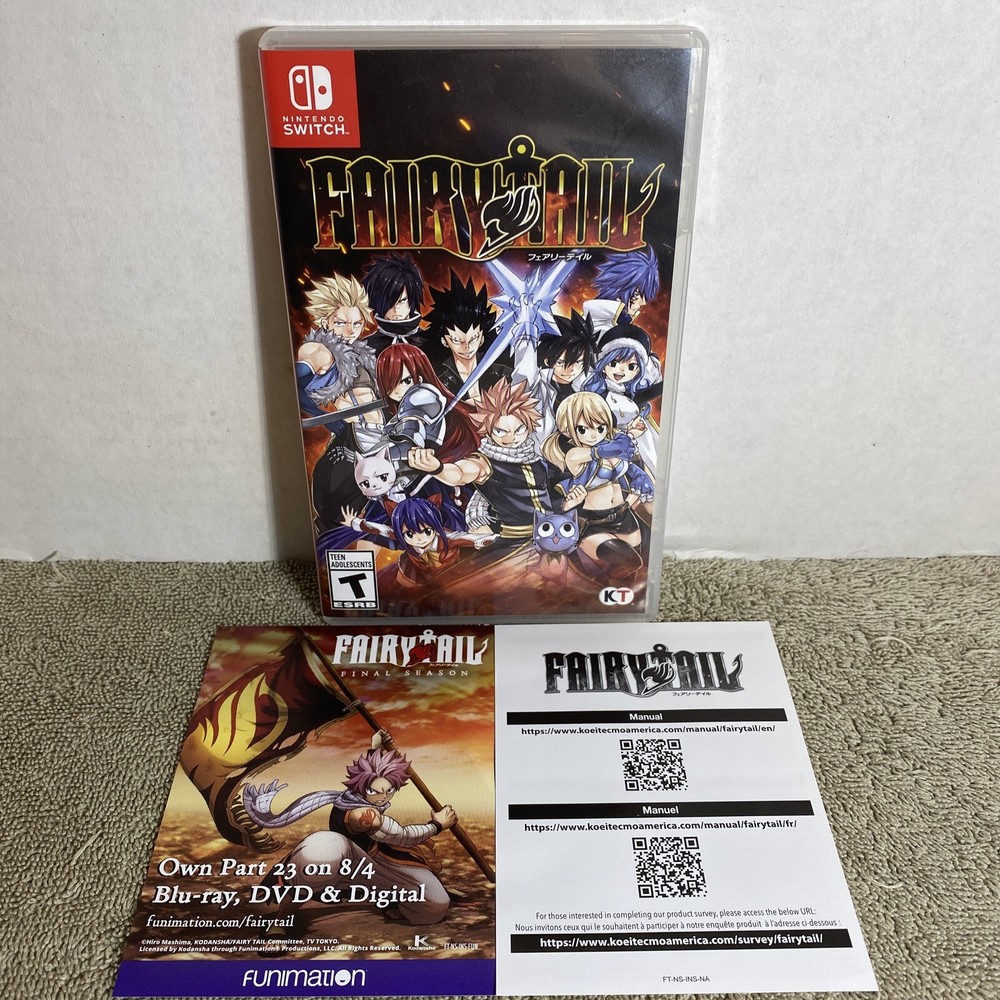 NO GAME Replacement Authentic Box Case Nintendo Switch for Fairy Tale