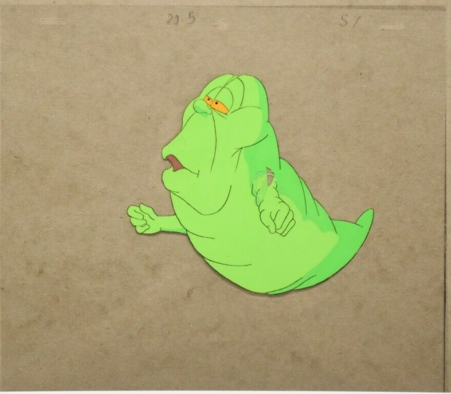 GhostBusters Original Production Drawing And Cel 80-36 Used Cond.
