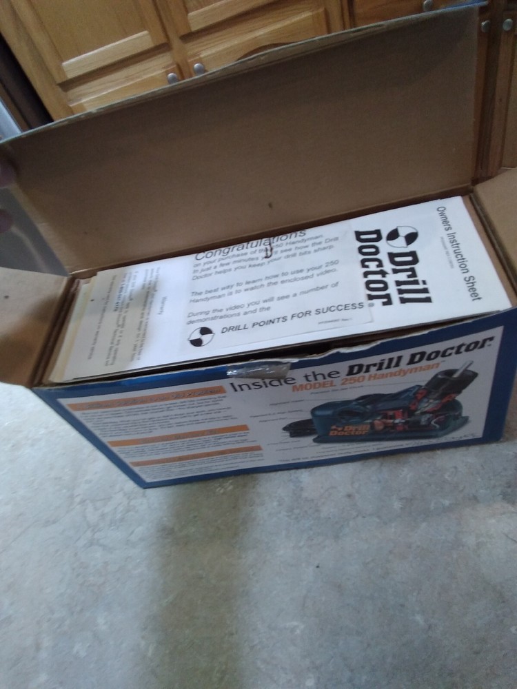 Drill Doctor Bit Sharpener 250 Handy Man Nos