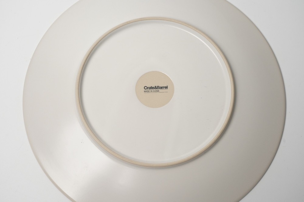 Crate & Barrel Lisbon Red Stoneware Dinner/Salad Plate *SELECT*