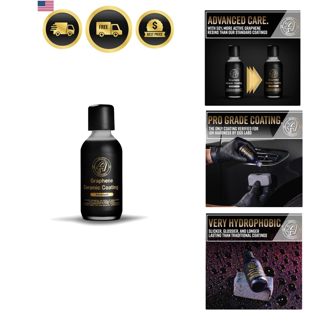 Advanced Graphene Ceramic Coating - 10H Graphene Coating for Auto Detailing, ...