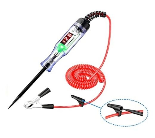 Test Light Automotive 3-80V DC,Digital LED Power Tools with Voltage