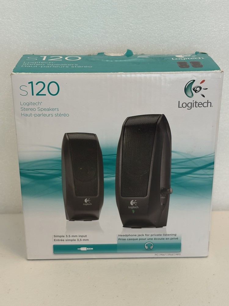 Logitech S120 Stereo Speakers 4.4W Black
