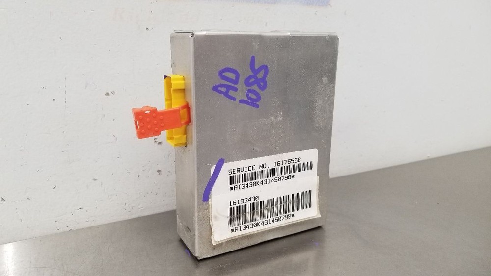 93 PONTIAC FIREBIRD SRS CONTROL MODULE 16176558