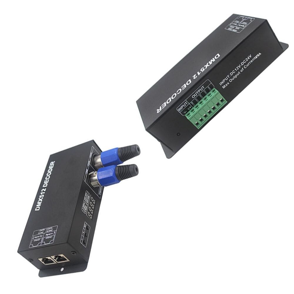 LED RGB/RGBW Digital Display Decoder Controller High Power 4 Channel 8A/CH, D...