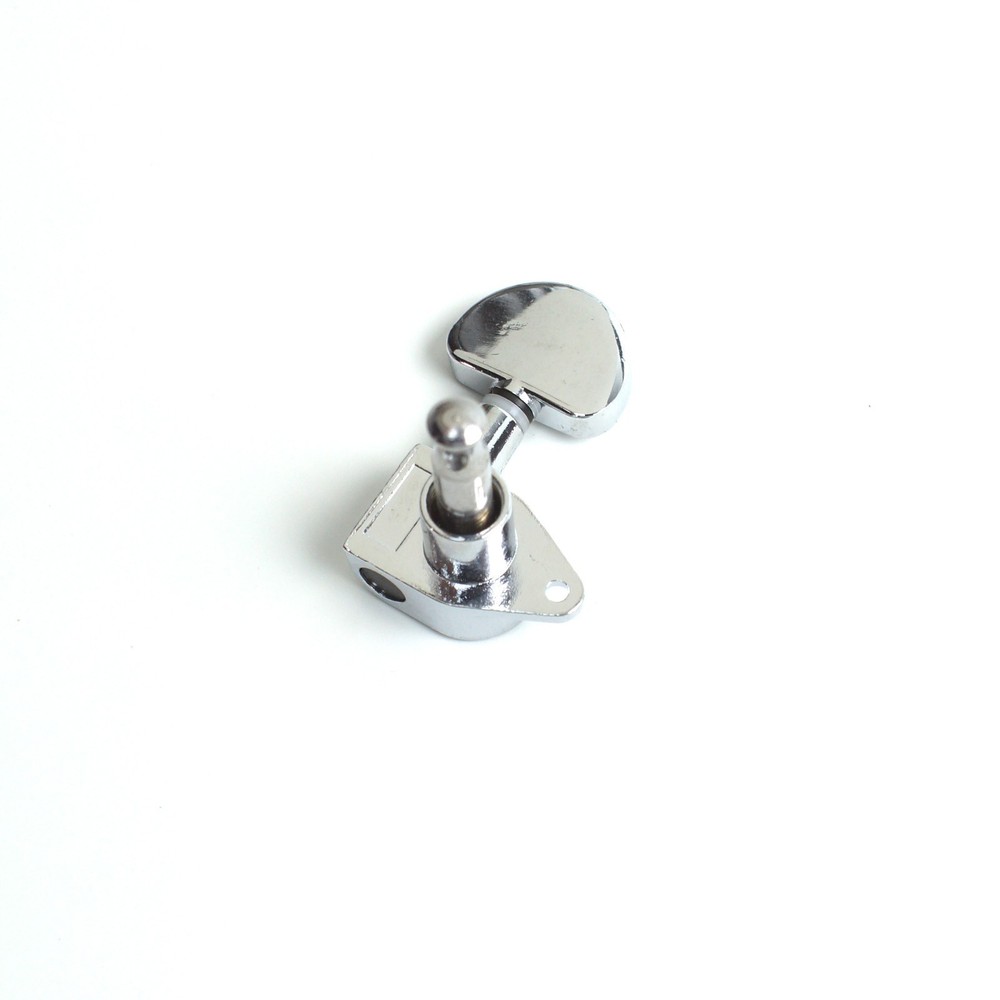 1x Guitar Machine Head Tuning Key Peg Mushroom-Shape, Treble Side G/B/E Chrome