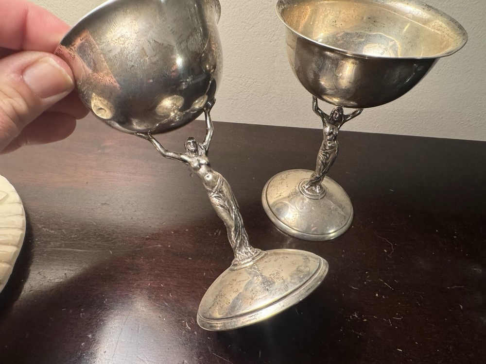 Sterling Silver Nude Goblets - Magnificent