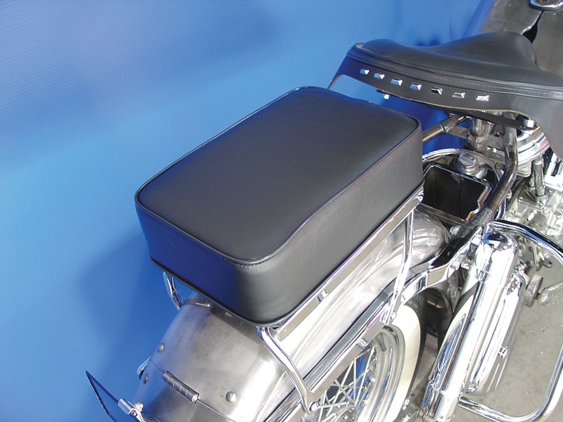 Corbin Black Luggage Rack Pad Kit for Harley-Davidson