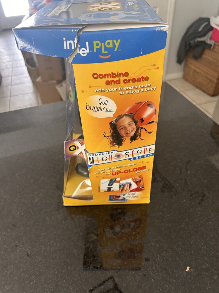 Intel Play QX3+ Computer Microscope Electronics Windows 2000, 98, 98 SE, ME VTG