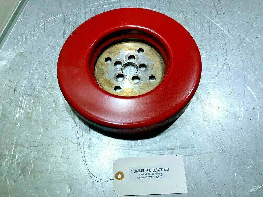 Cummins  ISC, 6CTA, ISL-G ENGINE VISCOUS VIBRATION DAMPER 3967014 OEM