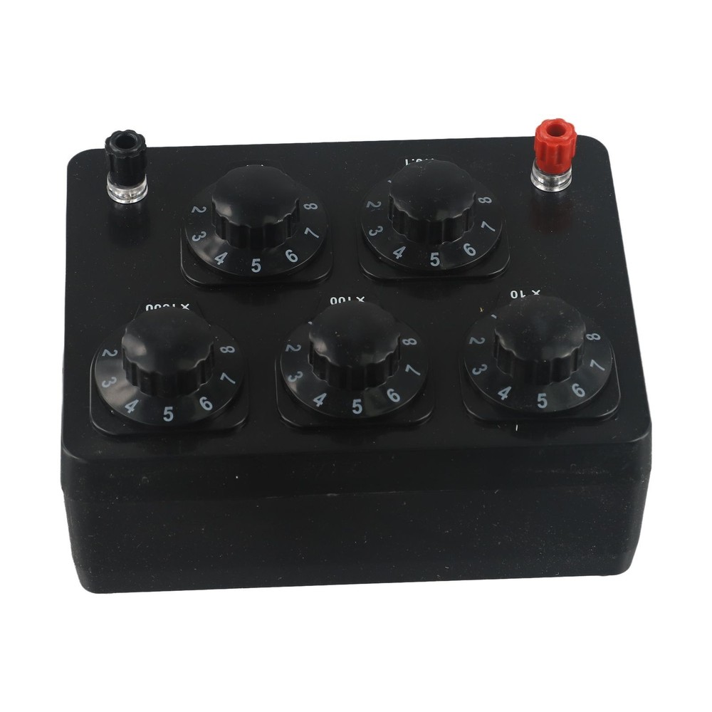 Resistance Box Resistor 5 Switchable Ranges 9999.9�� Experimental Equipment