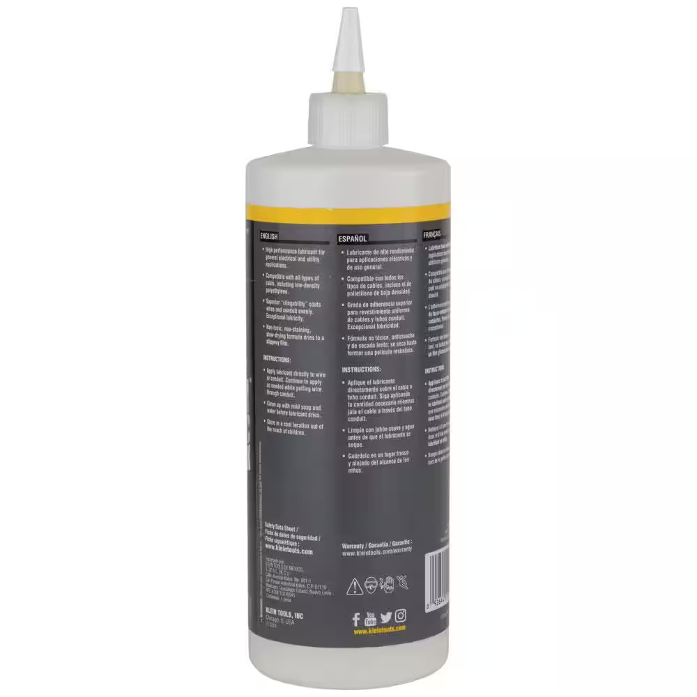 Premium Synthetic Wax Cable Pulling Lube 1-Quart