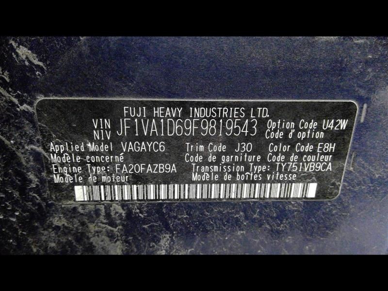 WRX 2015 Headrest 367268