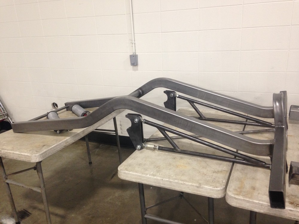 2x3” Ladder Bar 32" Back Half Kit W/QA1 Double Adjustable Shocks