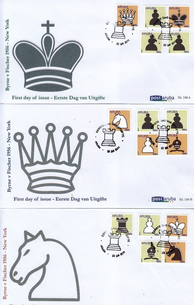 Aruba Issue FDC 2011 (168) Chess