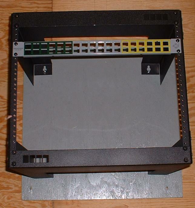 8U Data Rack RackMount Kit 20in DEEP w/ Accessories Patch Panel