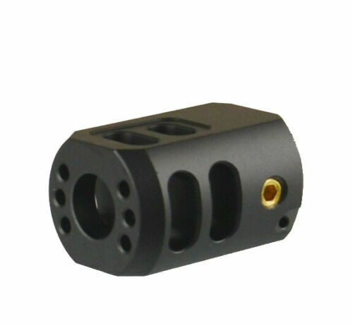 9/16x24 TPI Thread Muzzle Brake Compensator Anodized Color For .40