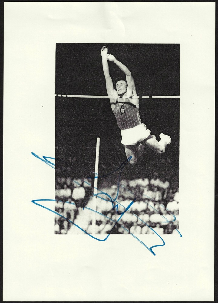 Sergey Bubka Signed Photo COA