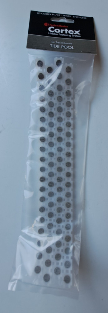 80 TIDE POOL COLLATED FASTENMASTER CORTEX TREX DECKING PLUGS ®  COMPOSITE
