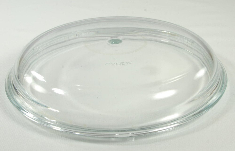 PYREX Glass Replacement Pot Lid Black Plastic Removable H Knob 7.75"