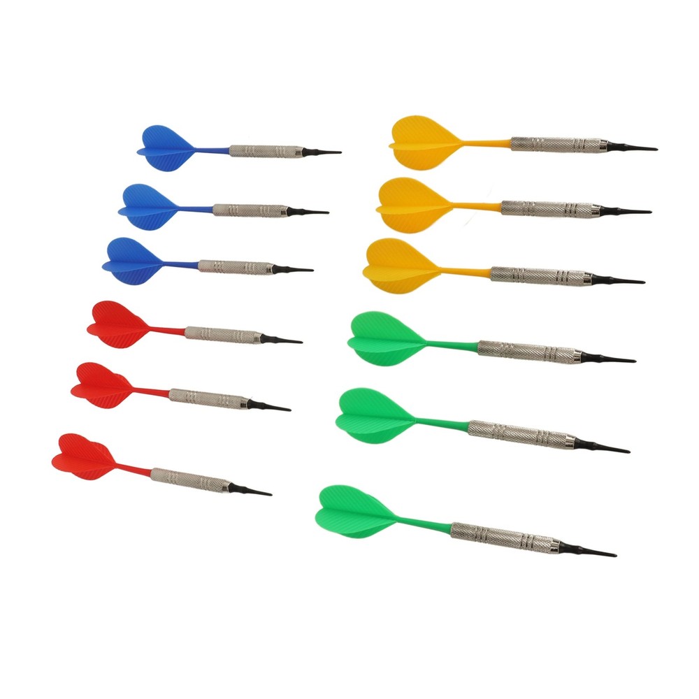 Plastic Soft Tip Darts For Electronic Dartboard Throwing Beginner MU