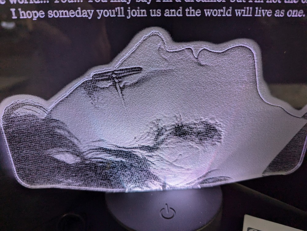 John Lennon Beatles L.E.D. Large light display