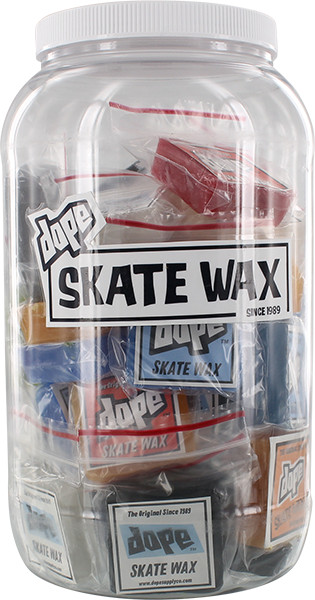 DOPE SKATE WAX MINI NUG JUG 40/BARS assorted