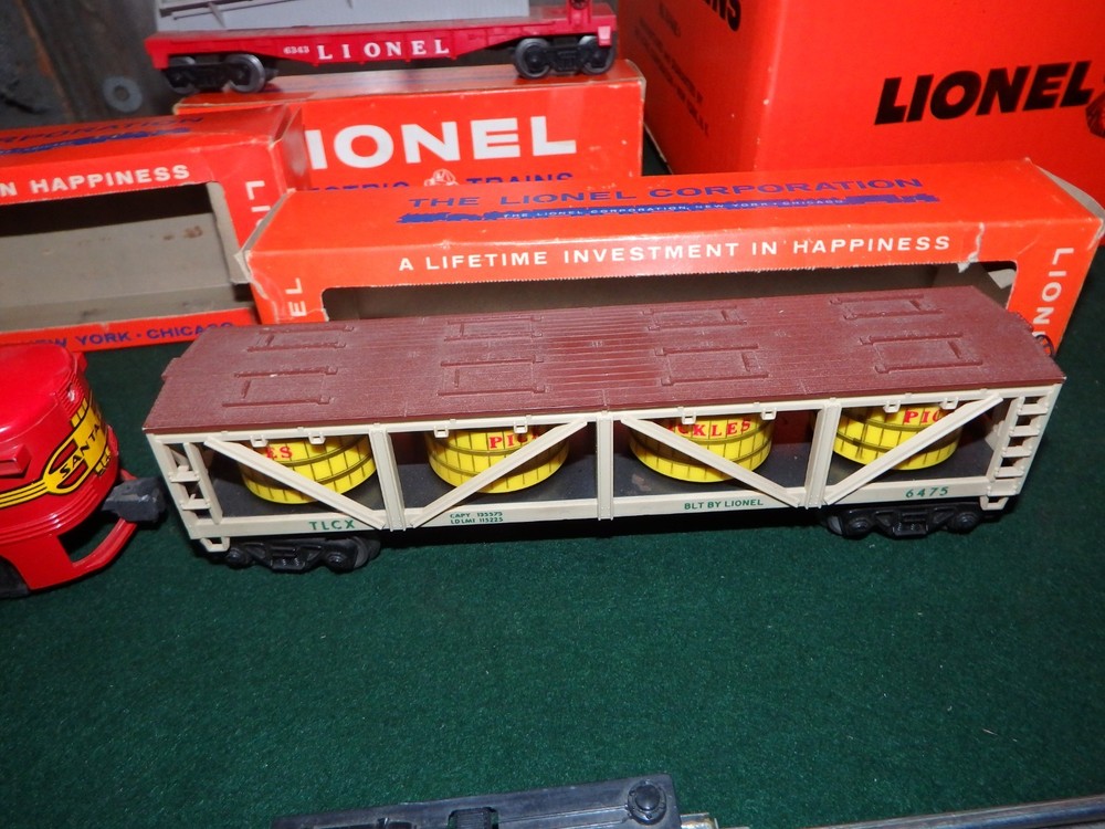 Boxed Lionel Postwar Santa Fe Freight Set #1649 Amazing set w'boxes