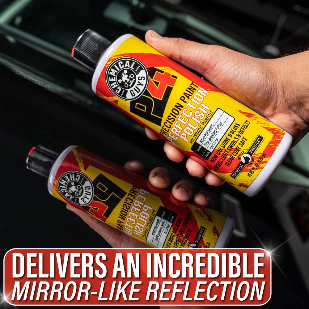 Chemical Guys C4 P4 Clear Cut Correction Compound and Precision Paint Perfec...