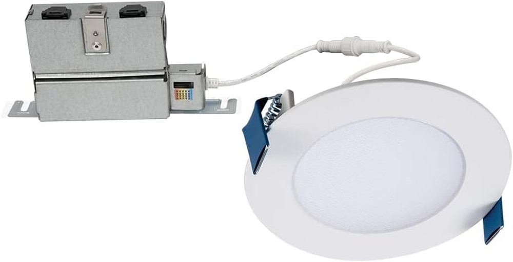 HLB 4 Inch LED Recessed Light, Thin Canless, Dimmable, W/Selectable Color Temper