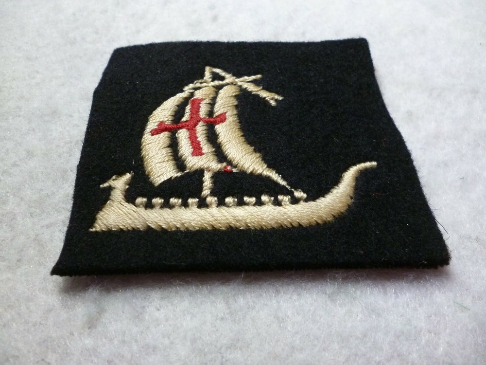 British 5th Army Corps Formation Sign Patch WW2 Issue, 1942 Pattern