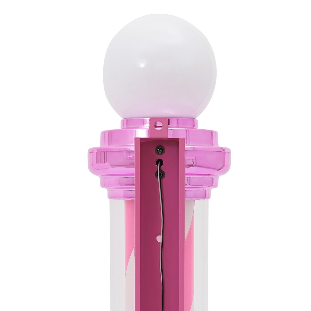 Barber Pole Light, Barber Pole with LED Light, Barber Shop Rotating Light