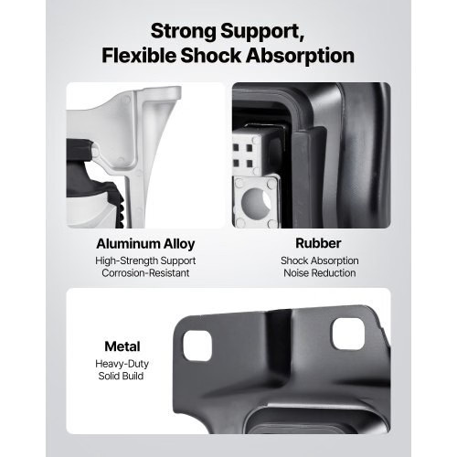 Engine and Transmission Motor Mount Kit Replacement, Set of 3, Compatible with 2