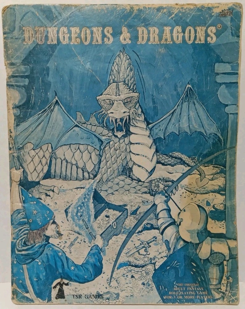 Dungeons & Dragons Original Basic Rule Book TSR Games #2001 3rd Edition 1979 RPG