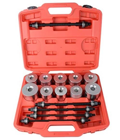 27Pc Universal Press and Pull Sleeve Kit Bush Bearing Removal Insertion Tool