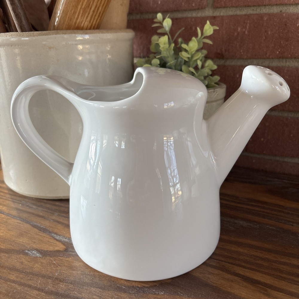 Rae Dunn “BLESSED” Ceramic Watering Can No Cracks Or Chips
