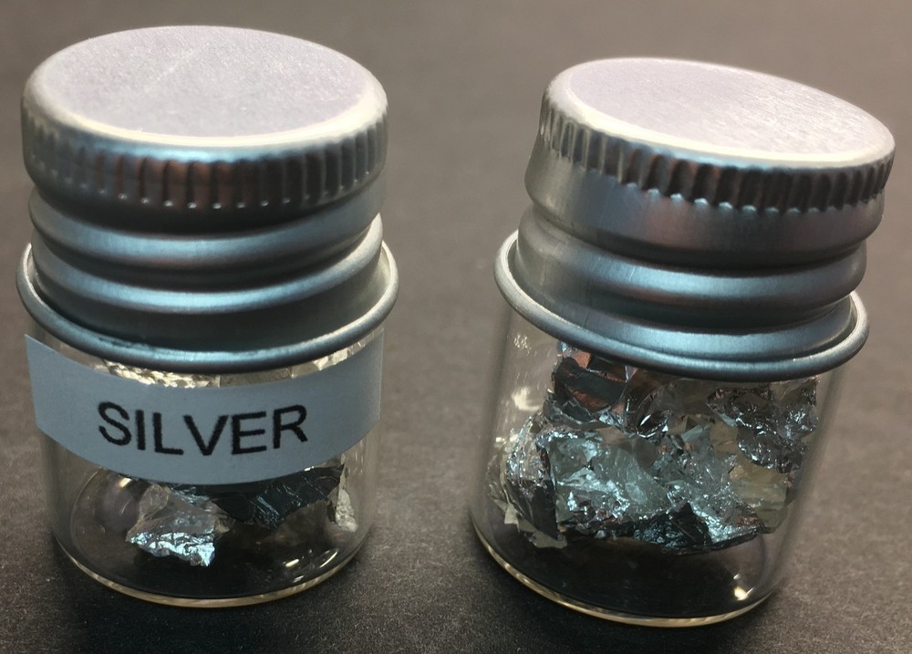 ELEMENT #47, SILVER FOIL, 99.99% PURE SAMPLE