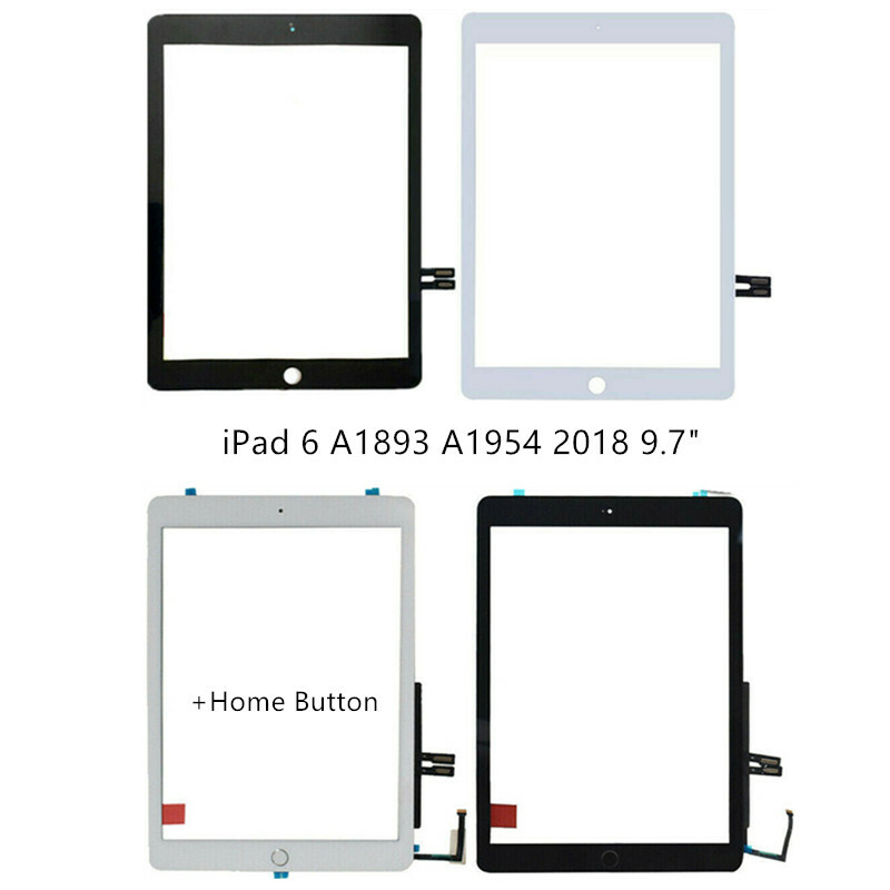 Touch Screen Digitizer Replace Home Button For iPad 6 6th Gen 2018 A1893 A1954