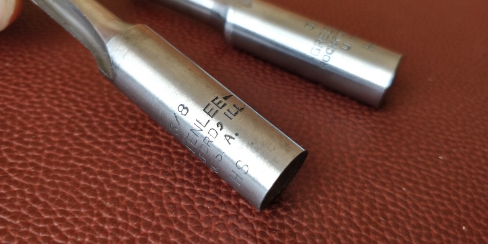 2 x Greenlee Router Bit 3/8" USA