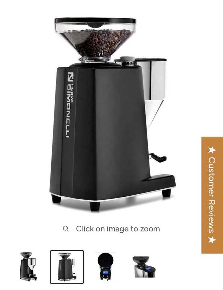 Nuova Simonelli G60 Espresso Coffee Grinder, On Demand, Digital - Black