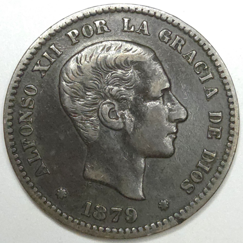 1879 Spain 5 Centimos (Lot#1)