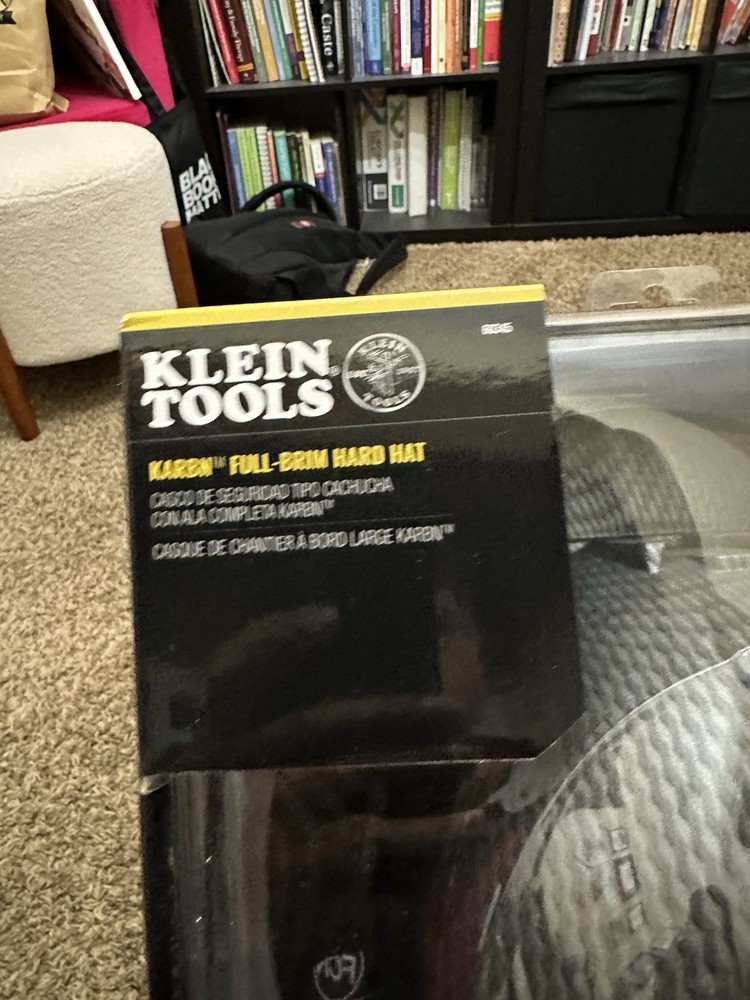 Klein Tools Karbn Pattern Hard Hat New Open Box Head Size 6.5-8