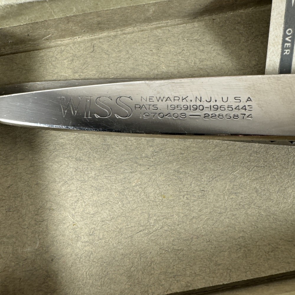Vintage ESTATE Wiss Pinking Shears Model C With Box