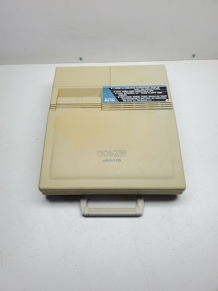 Sharp MZ-100 Luggable PC Power Tested