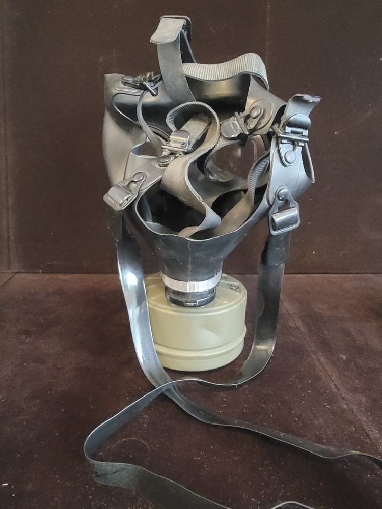 Gas Mask with Additional Filter, Made in Belgium