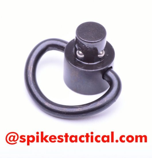 Spike's Tactical Push Button Quick Detach Small D-Loop Sling Swivel