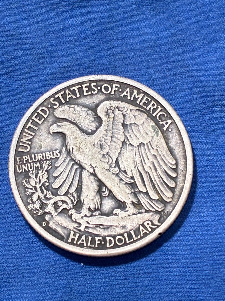 1943 - W , Walking Liberty Half Dollar - West Point